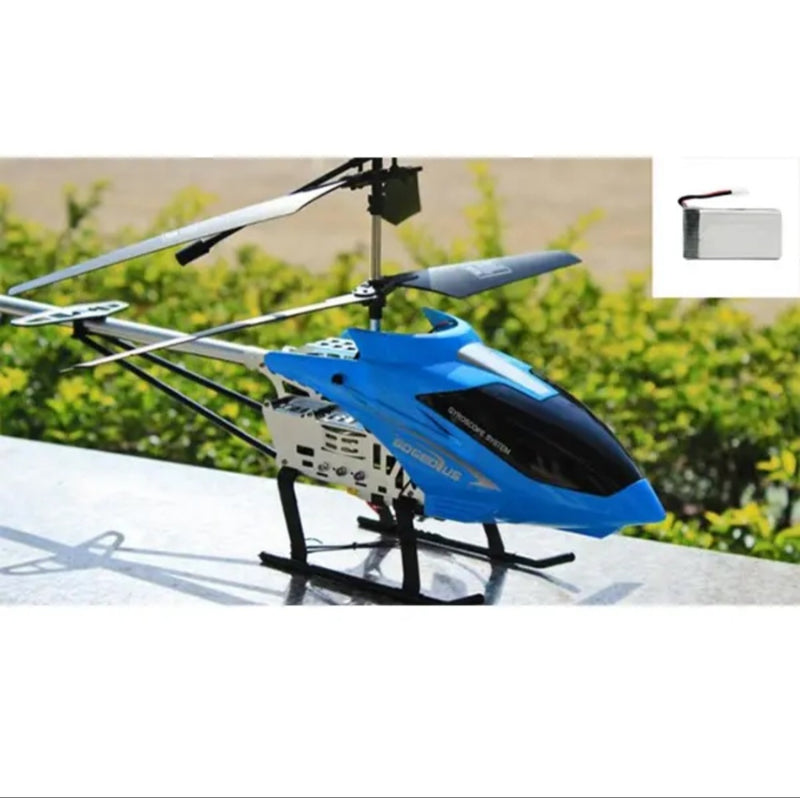 Helicóptero RC com controle remoto para crianças, brinquedo de avião grande extra durável, modelo de drone ao ar livre, aeronave grande, 3.5CH, 80cm