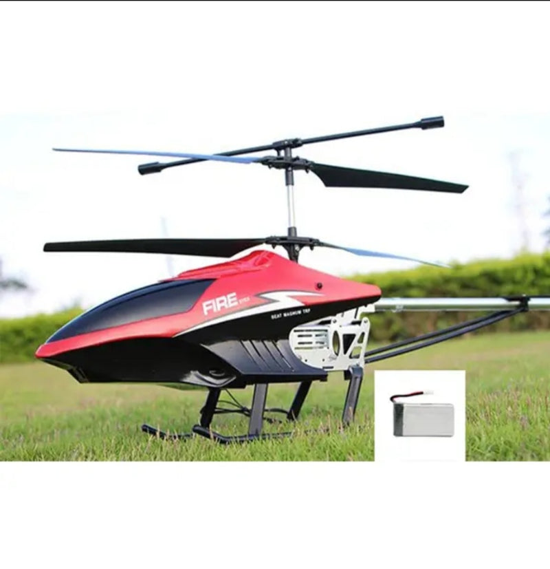 Helicóptero RC com controle remoto para crianças, brinquedo de avião grande extra durável, modelo de drone ao ar livre, aeronave grande, 3.5CH, 80cm